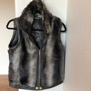 Big Chill Faux Fur Vest- S
